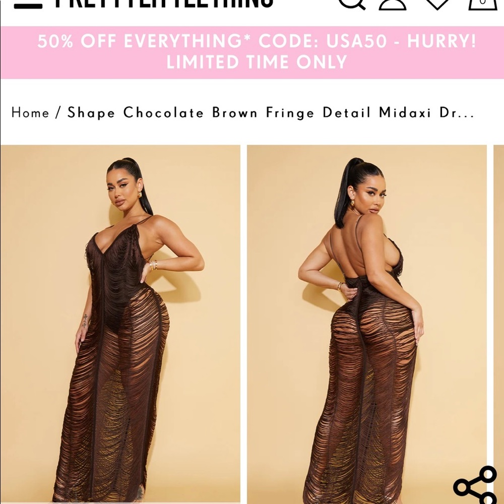 Brown dress
